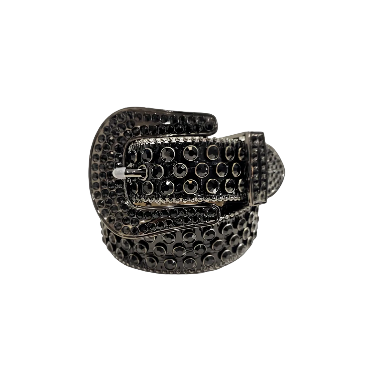 KOYA Diamond Belt in black — signature statement belt