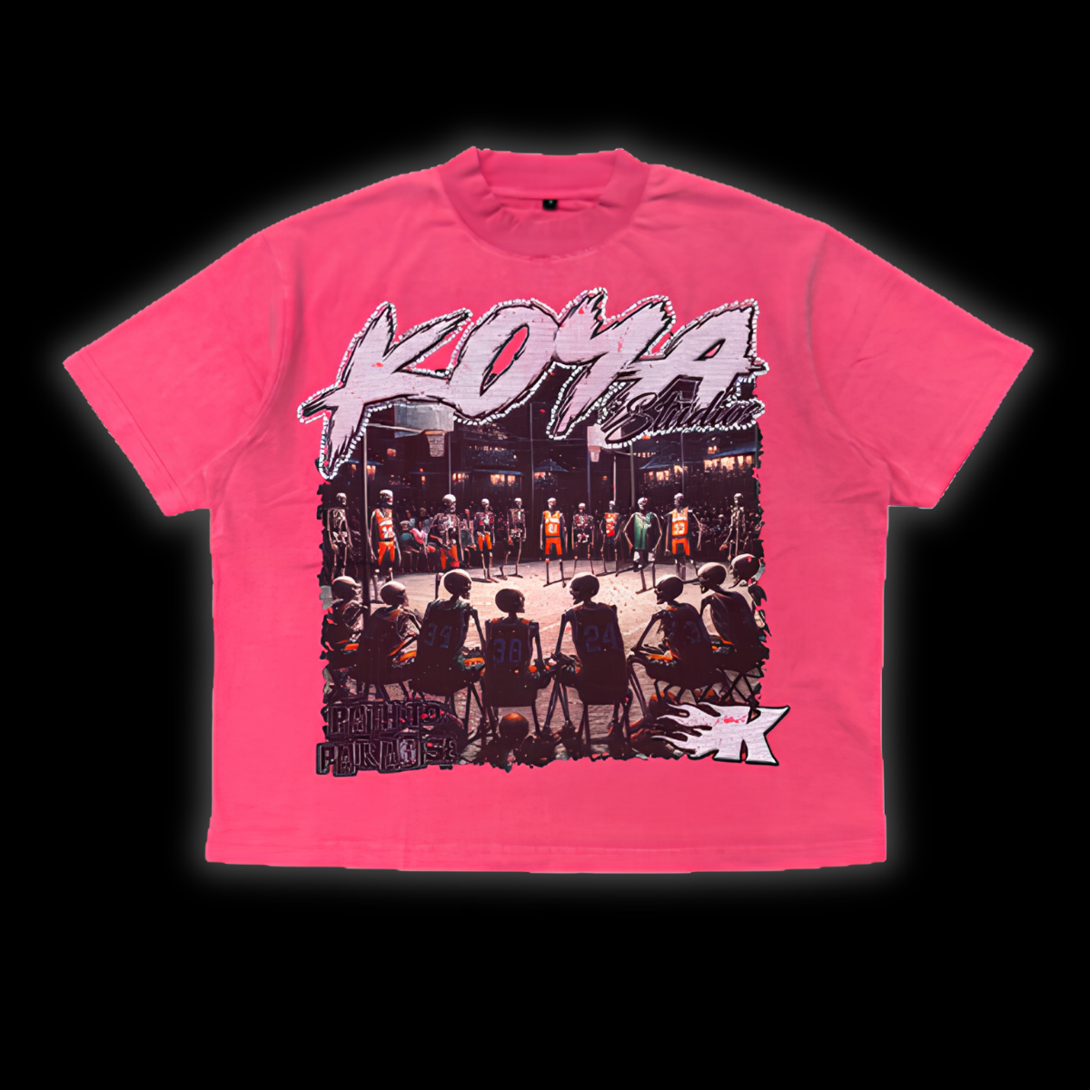 PARADISE HEAVYWEIGHT TEE - [PINK]