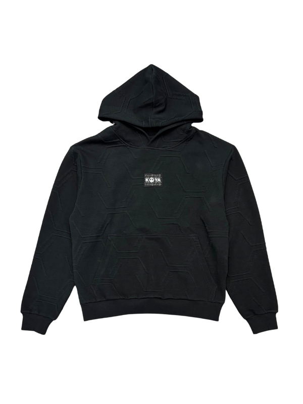 Mens Chequered Pattern Hoodie